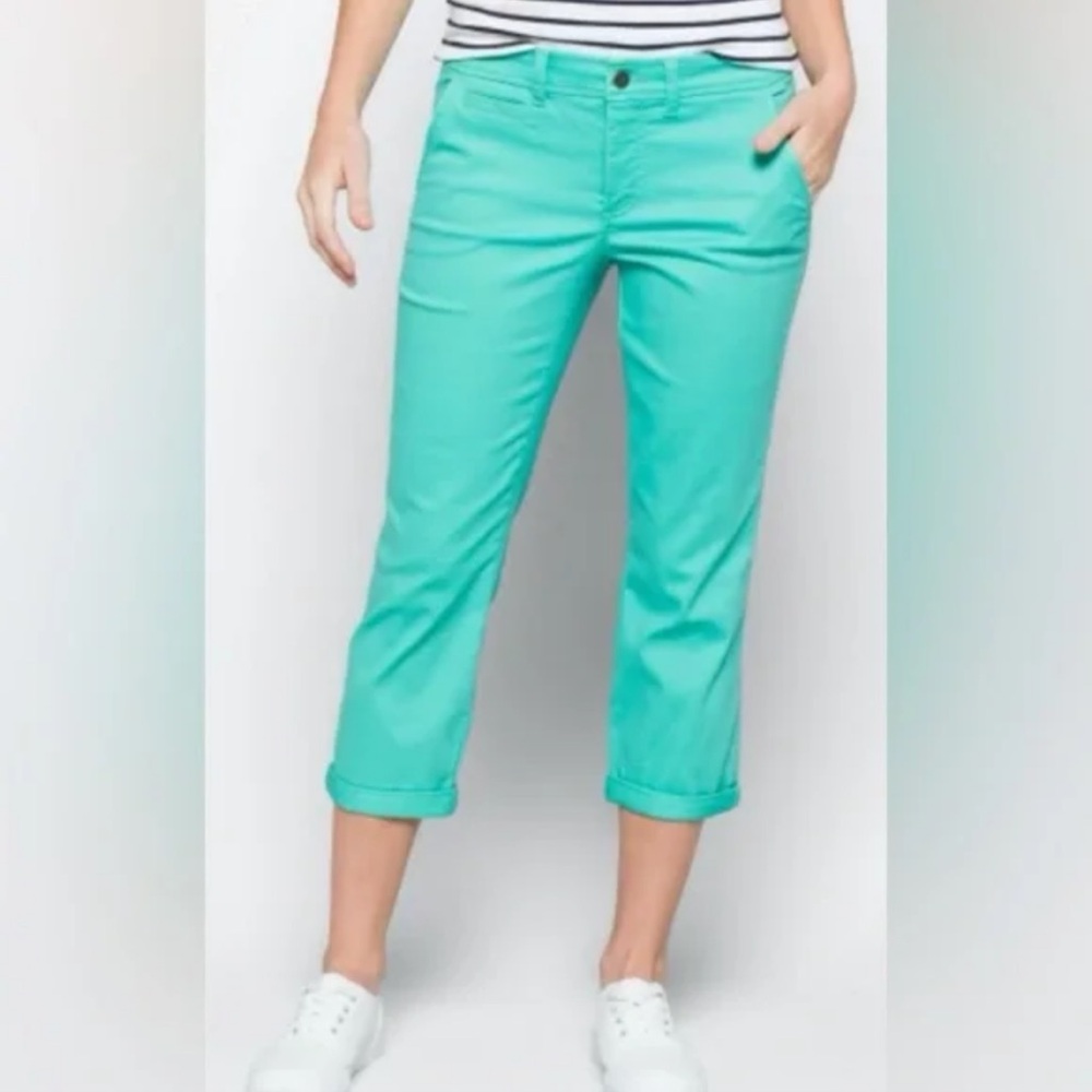 Market & Spruce Turquoise Capris